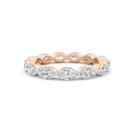 Bague en diamant LG en or rose - BH Diamond Center Anvers