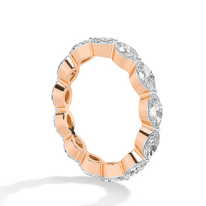 Bague en diamant LG en or rose - BH Diamond Center Anvers