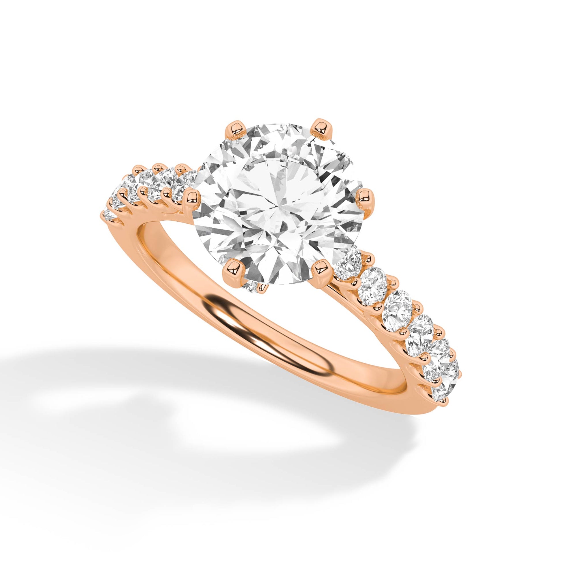 LR60494-3 lab-grown diamond ring