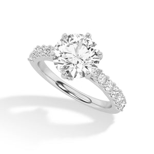 LR60494-3 lab-grown diamond ring