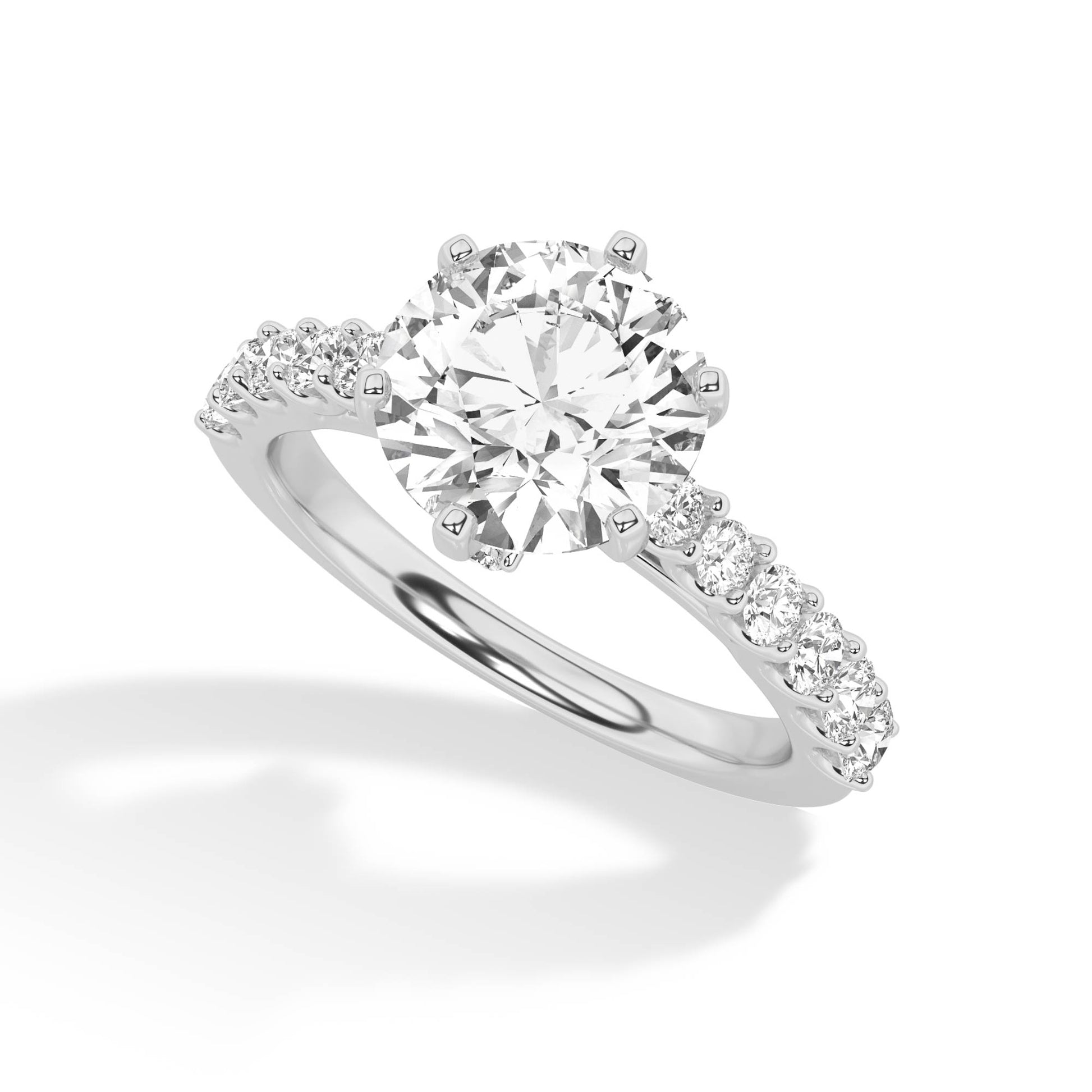 LR60494-3 lab-grown diamond ring