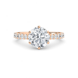 LR60494-3 lab-grown diamond ring