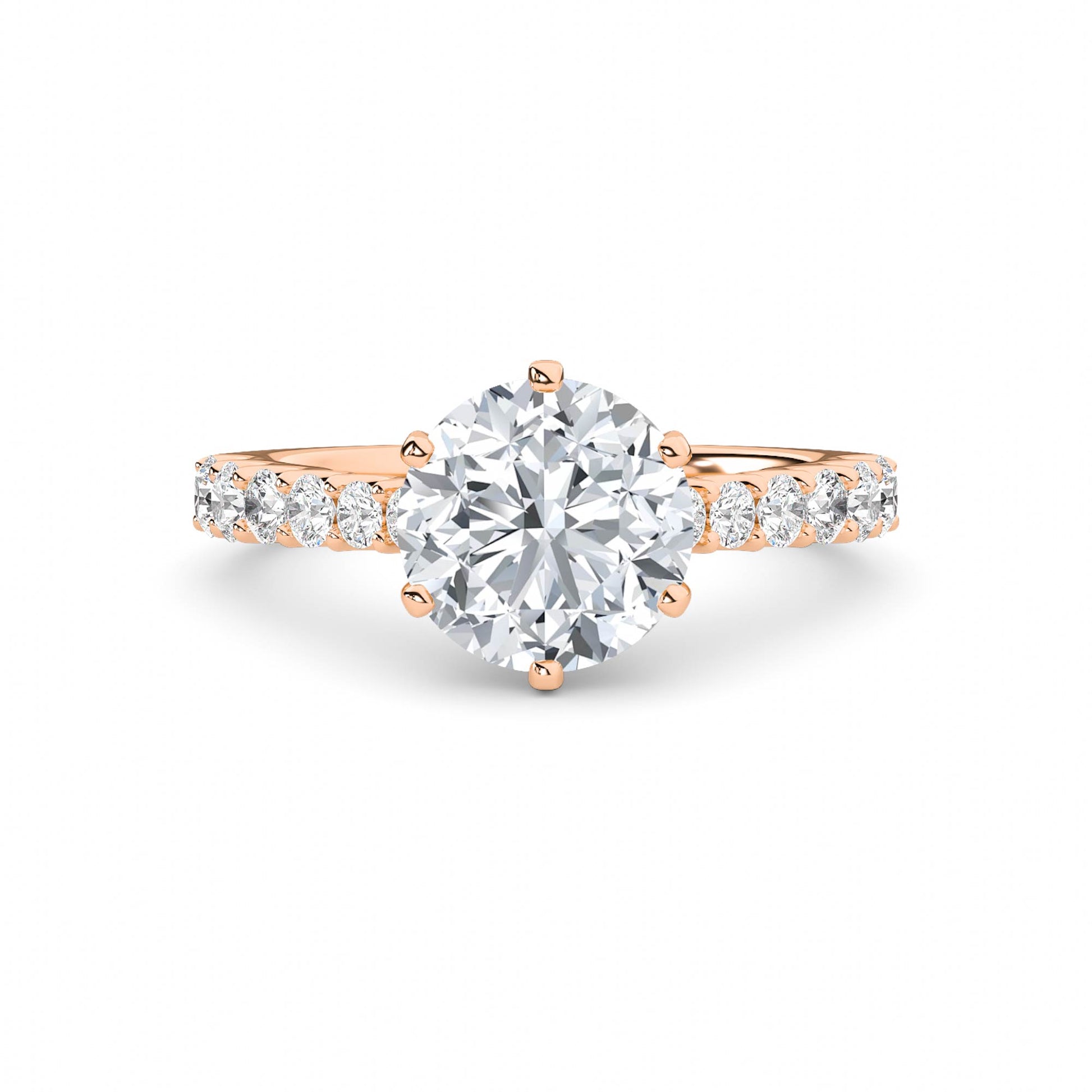 LR60494-3 lab-grown diamond ring