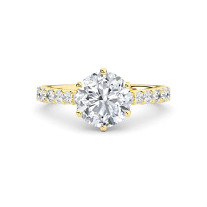 LR60494-3 lab-grown diamond ring