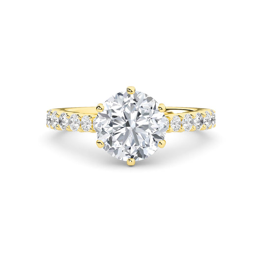 LR60494-3 lab-grown diamond ring