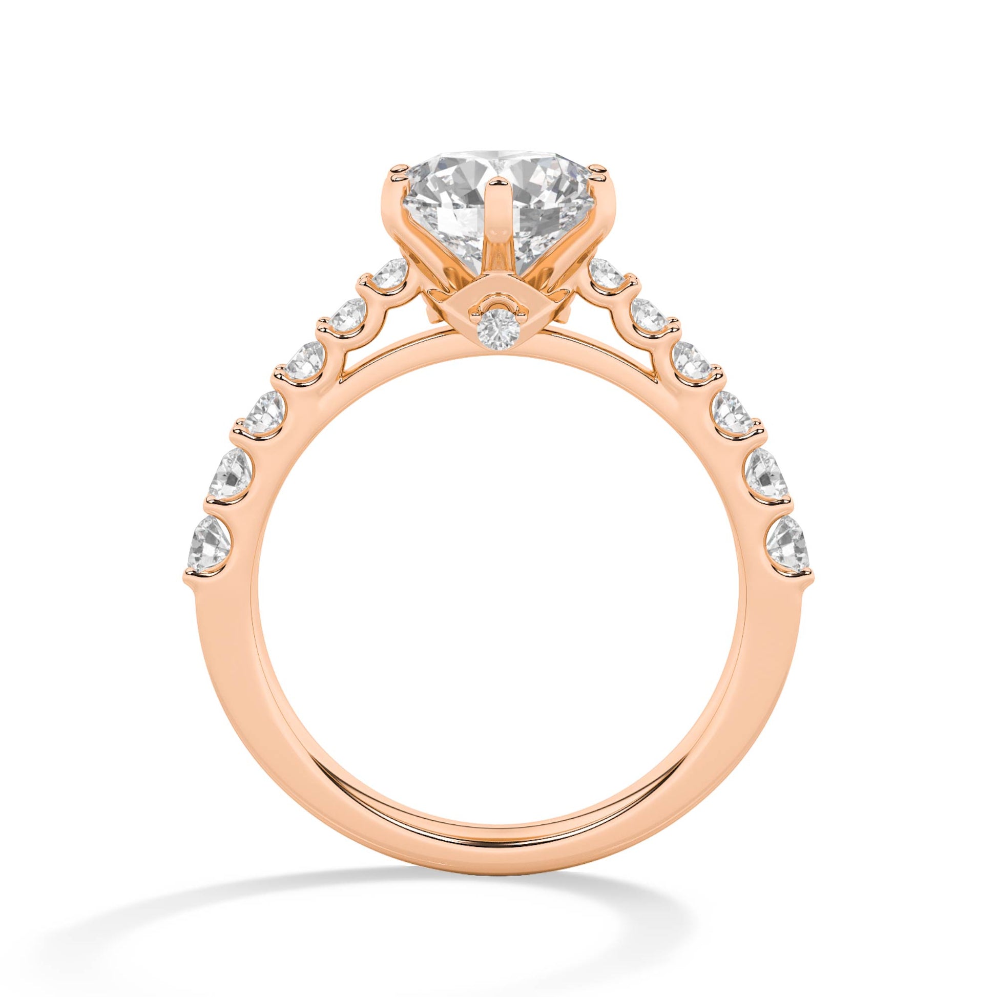 LR60494-3 lab-grown diamond ring