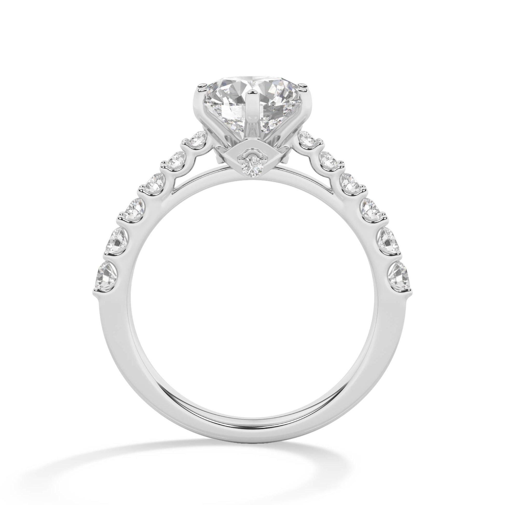 LR60494-3 lab-grown diamond ring