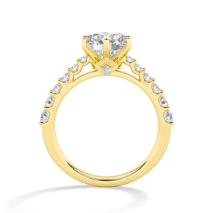 LR60494-3 lab-grown diamond ring