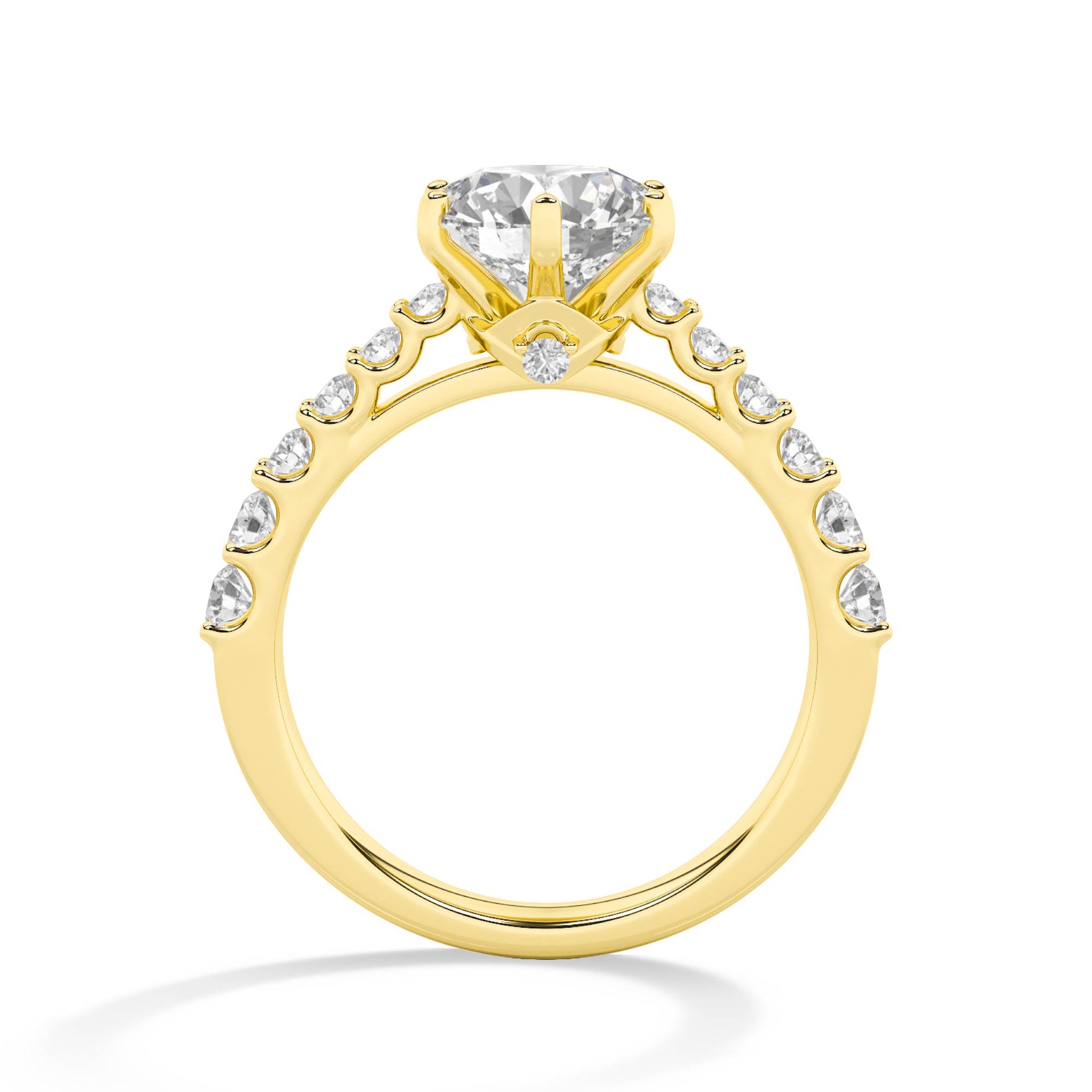 LR60494-3 lab-grown diamond ring