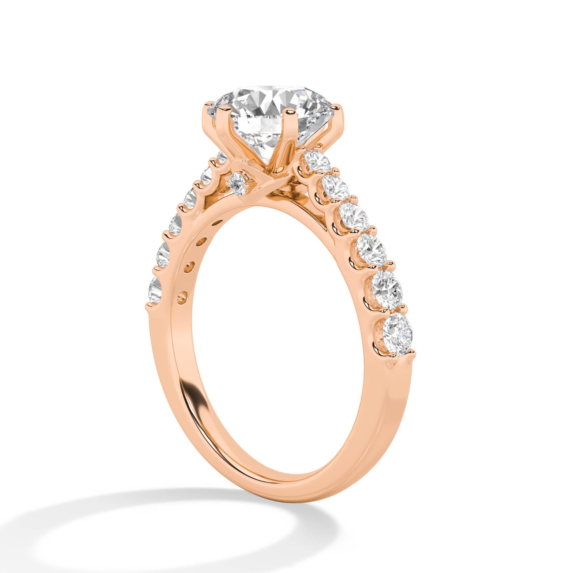 LR60494-3 lab-grown diamond ring