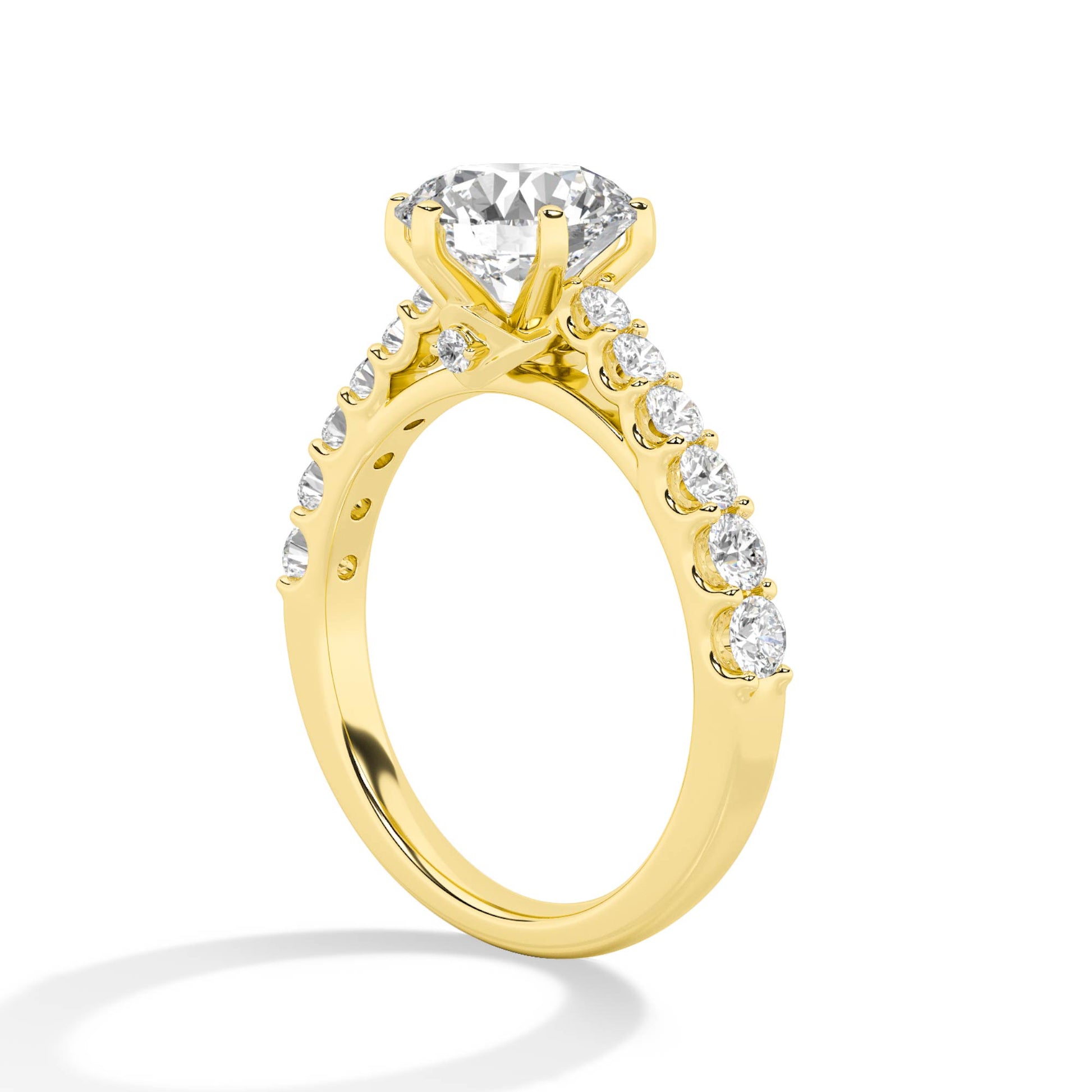 LR60494-3 lab-grown diamond ring