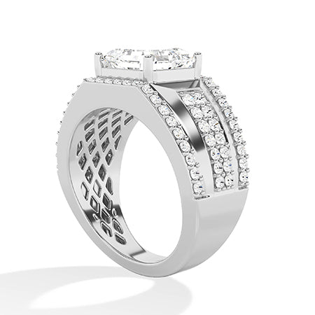 18K Lab-Grown Diamond Ring – MGR00312 - White Gold