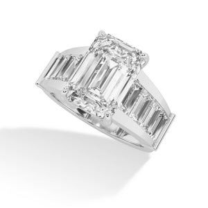 18K Lab-Grown Diamond Ring – MLR00287-1 - White Gold