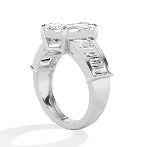 18K Lab-Grown Diamond Ring – MLR00287-1 - White Gold