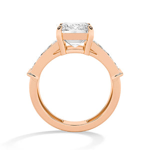 18K Lab-Grown Diamond Ring – MLR00287-1 - Rose Gold