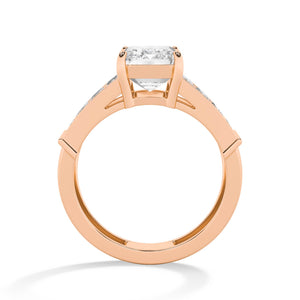 Emerald LG Diamond Ring – MLR00287 - Rose Gold