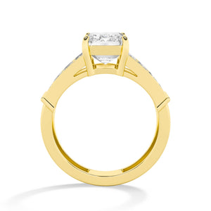 Emerald LG Diamond Ring – MLR00287 - Yellow Gold