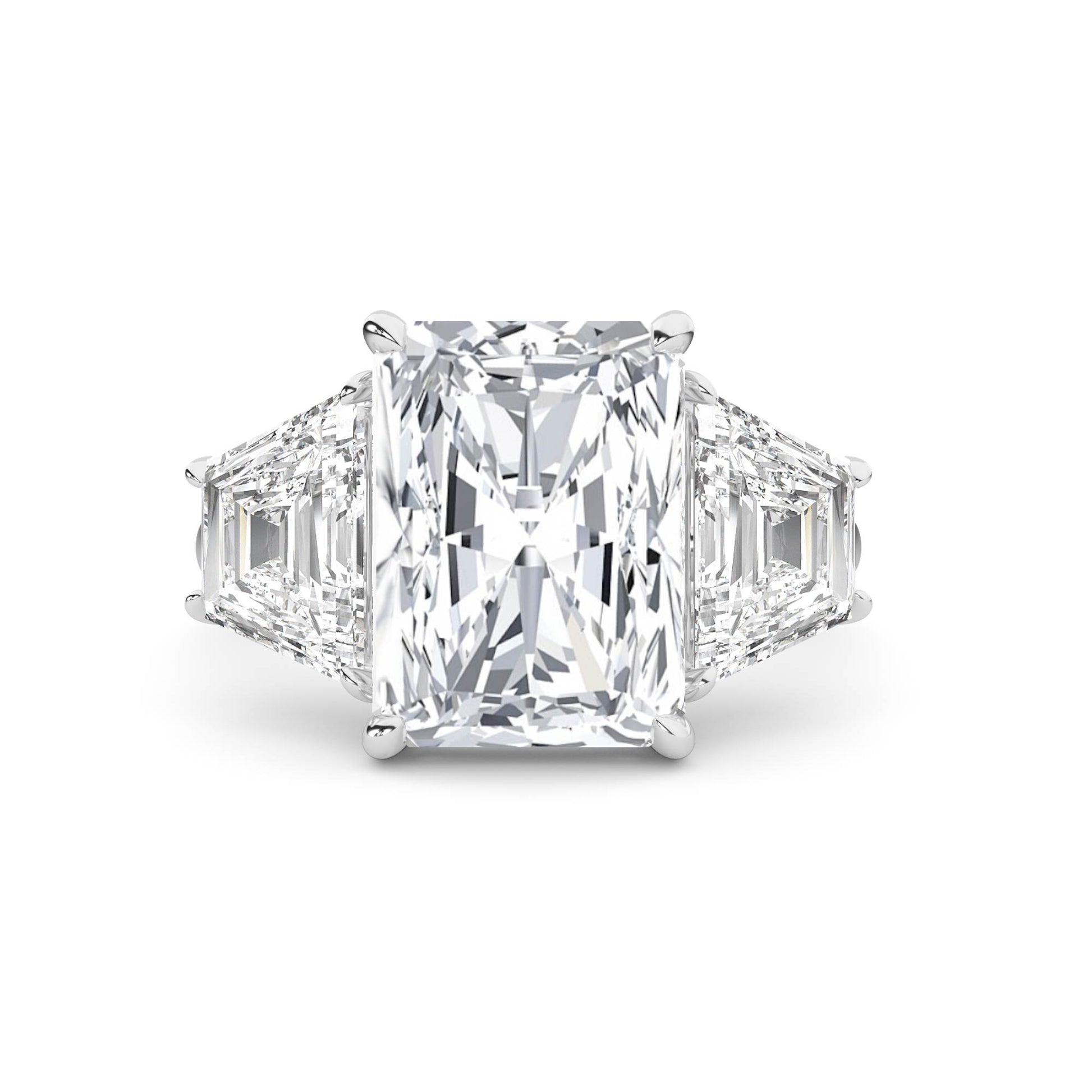18K Lab-Grown Diamond Ring – MLR00288-1 - White Gold