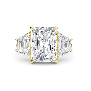 18K Lab-Grown Diamond Ring – MLR00288-1 - Yellow Gold