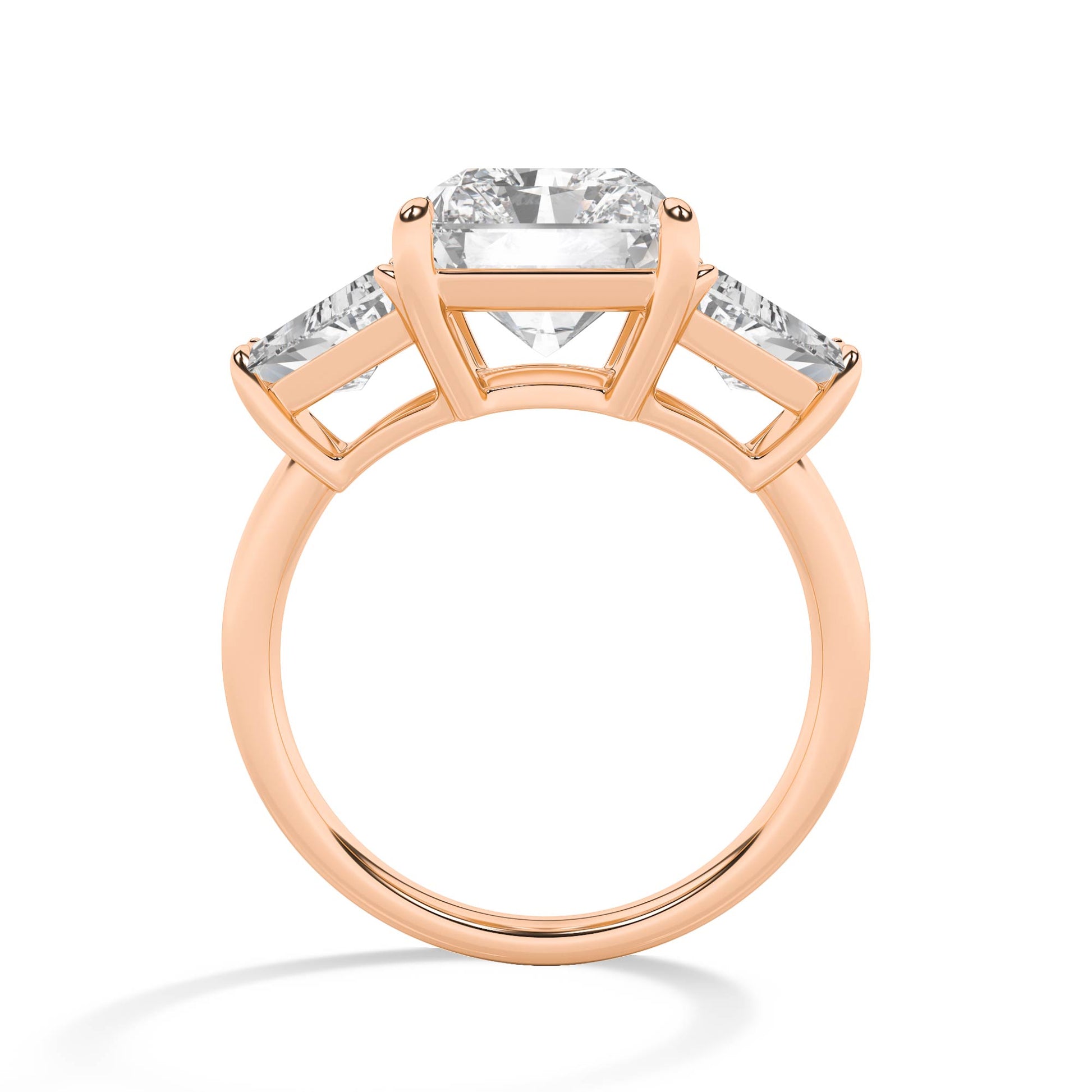 18K Lab-Grown Diamond Ring – MLR00288-1 - Rose Gold