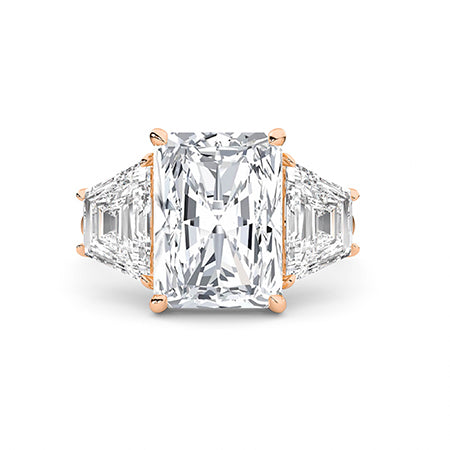 18K Lab-Grown Diamond Ring – MLR00288-1 - Rose Gold