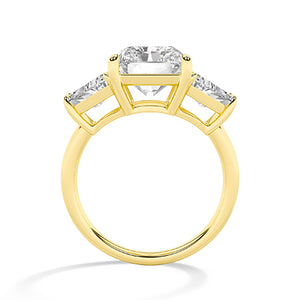 18K Lab-Grown Diamond Ring – MLR00288-1 - Yellow Gold