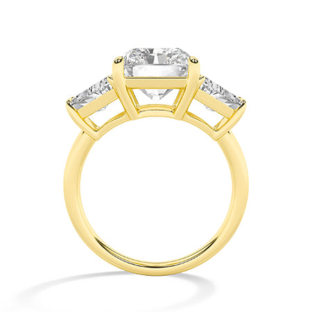 18K Lab-Grown Diamond Ring – MLR00288-1 - Yellow Gold