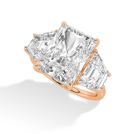 18K Lab-Grown Diamond Ring – MLR00288-1 - Rose Gold