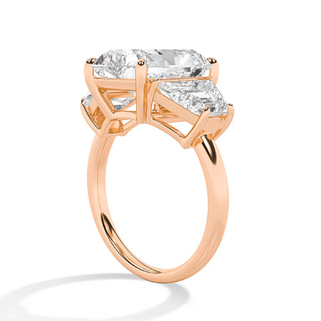 18K Lab-Grown Diamond Ring – MLR00288-1 - Rose Gold