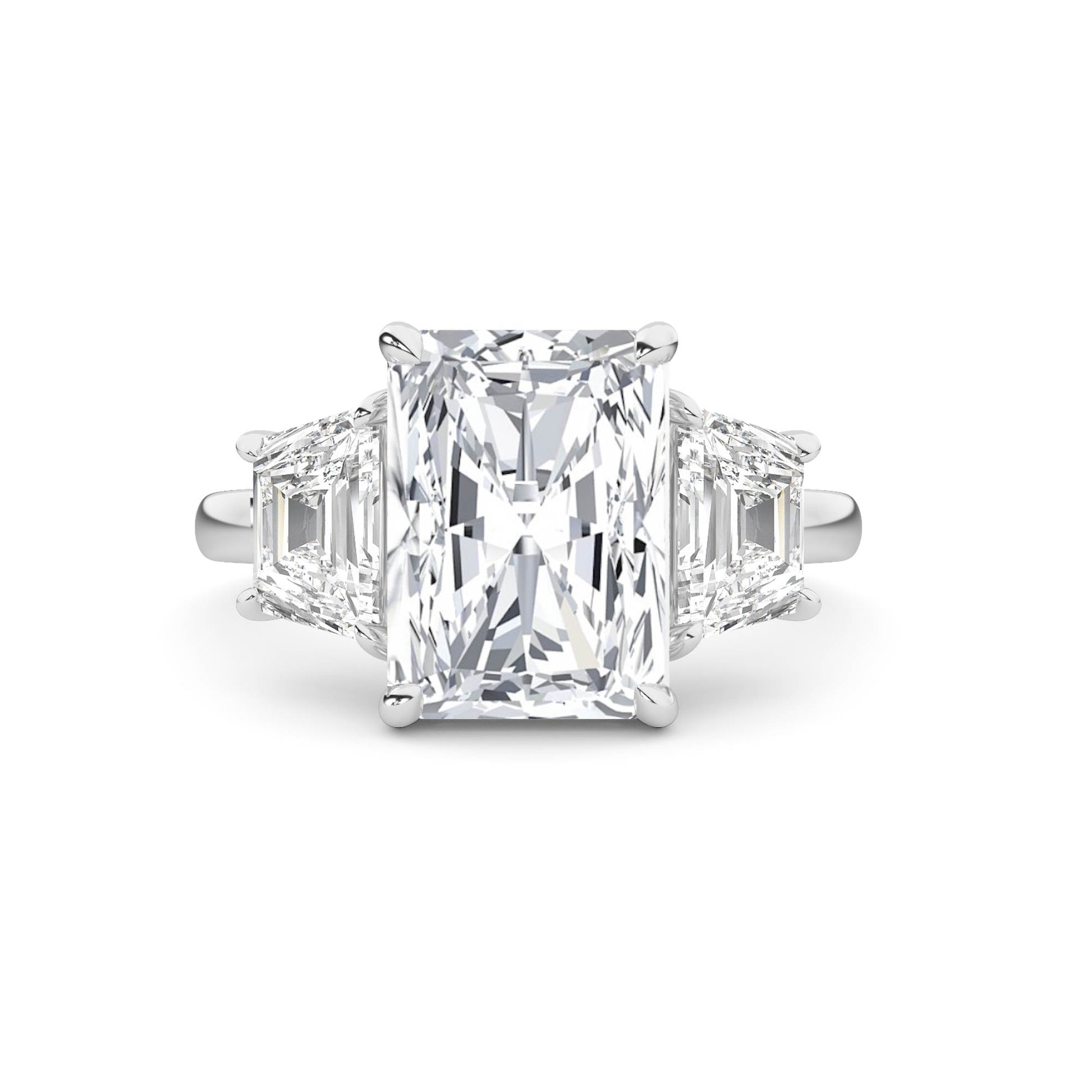 18K Lab-Grown Diamond Ring – MLR00288 - White Gold