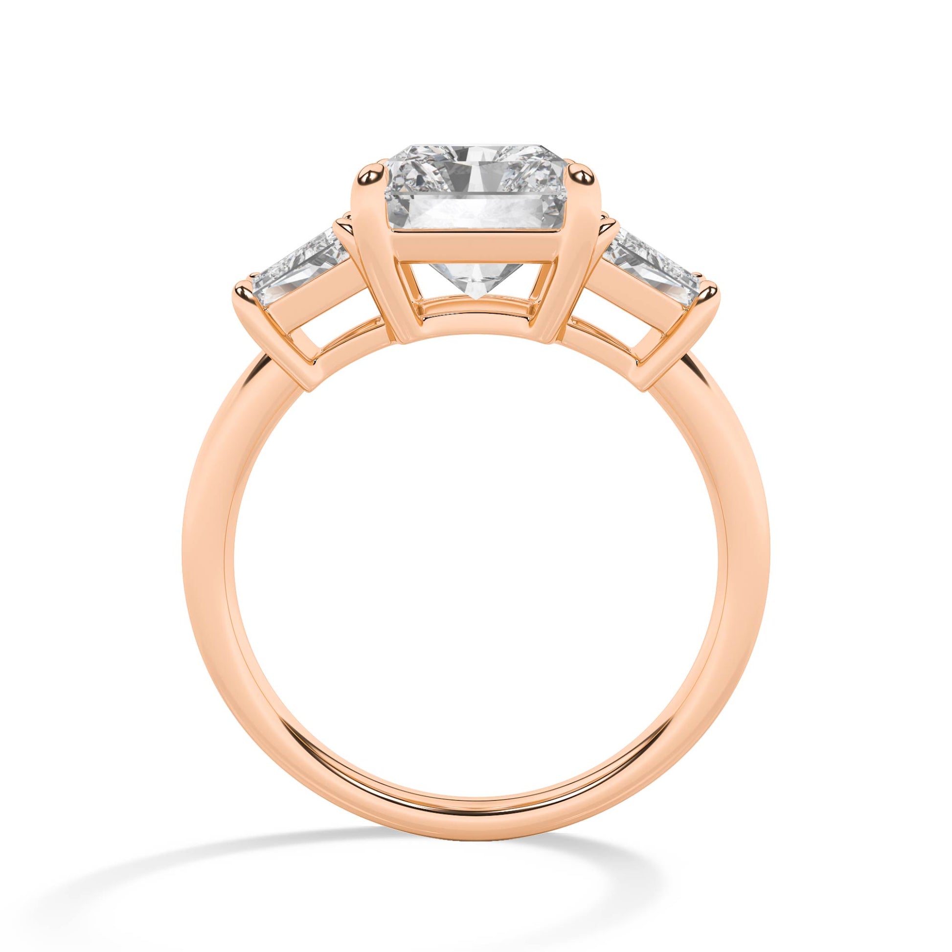 18K Lab-Grown Diamond Ring – MLR00288 - Rose Gold