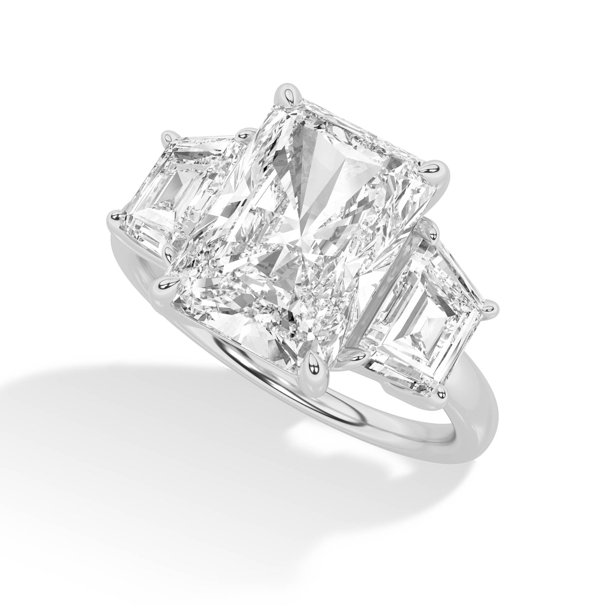 18K Lab-Grown Diamond Ring – MLR00288 - White Gold