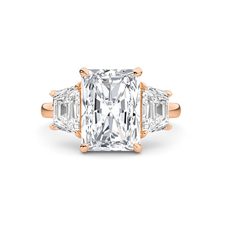 18K Lab-Grown Diamond Ring – MLR00288 - Rose Gold