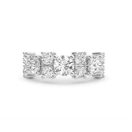 18K Lab-Grown Diamond Ring – MLR00296 - White Gold