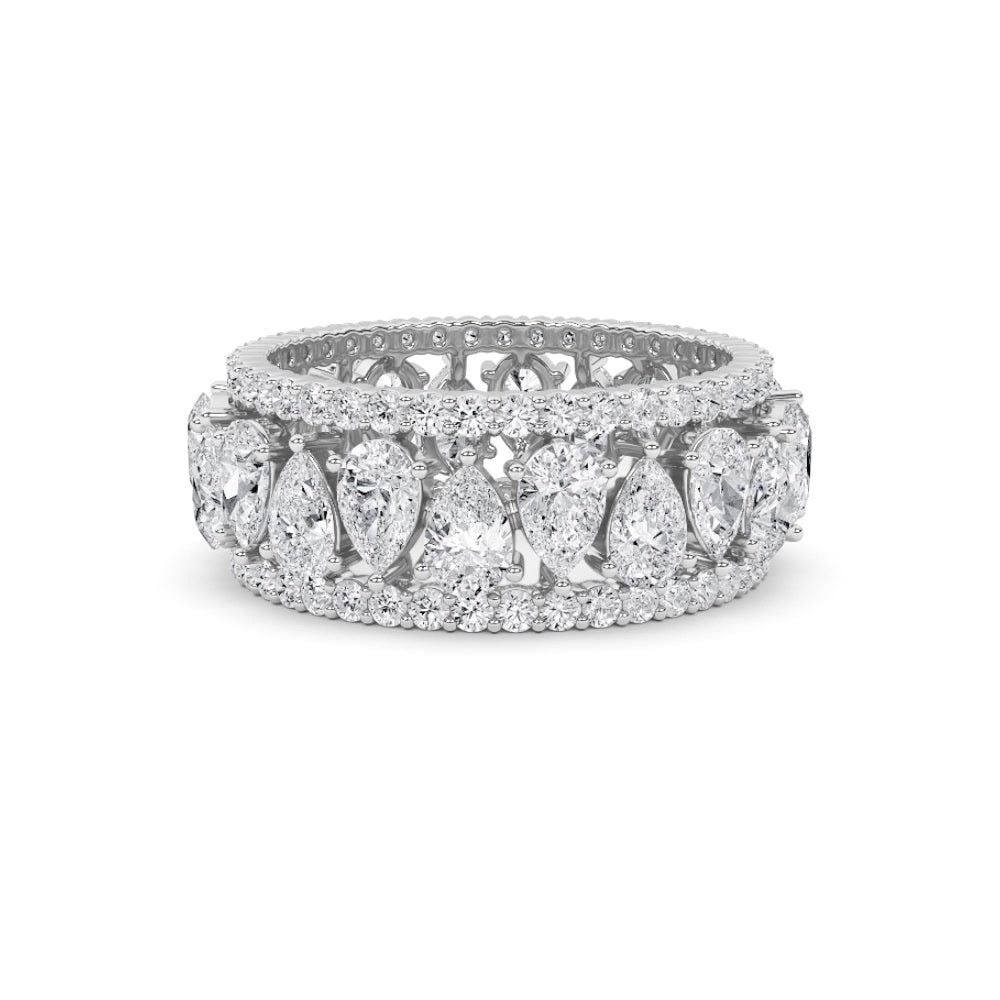 18K Lab-Grown Diamond Ring – MLR00535 - Product view
