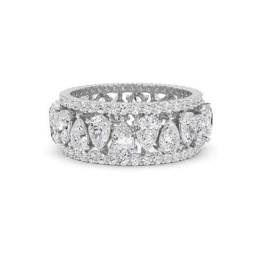 18K Lab-Grown Diamond Ring – MLR00535 - Product view