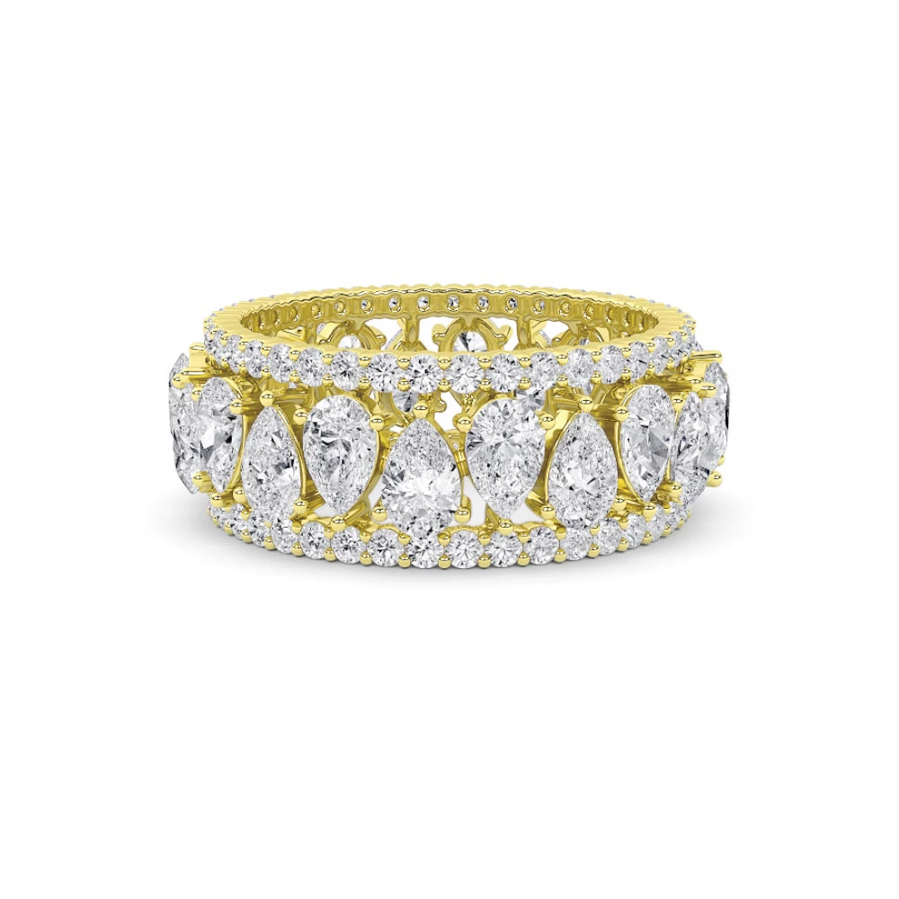 18K Lab-Grown Diamond Ring – MLR00535 - Product view