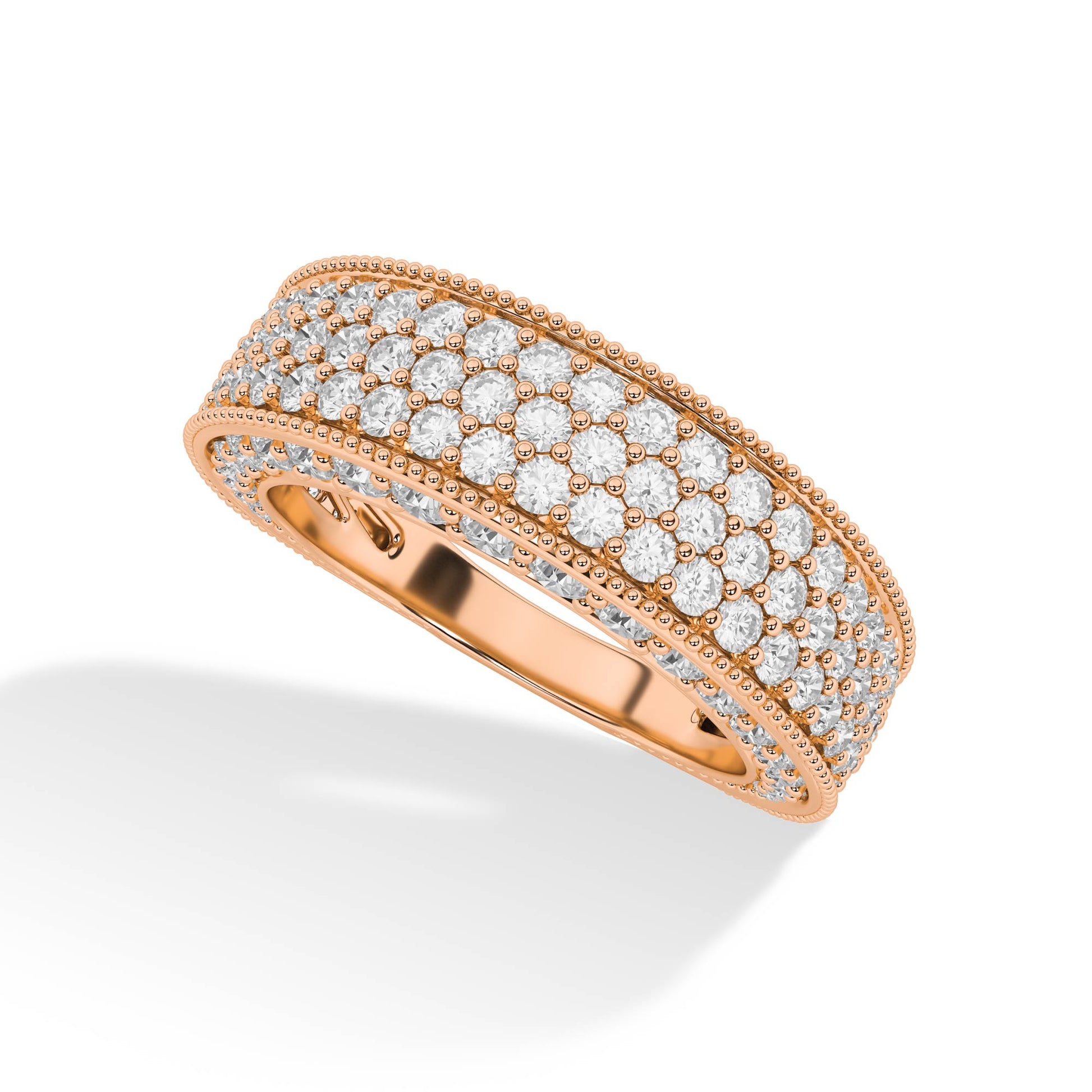 Round LG Diamond Ring – MLR00536 - Rose Gold