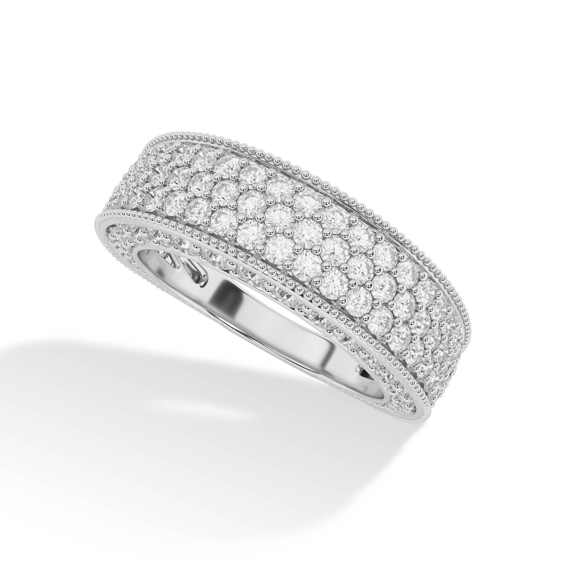 Round LG Diamond Ring – MLR00536 - White Gold