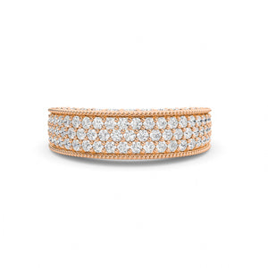 Round LG Diamond Ring – MLR00536 - Rose Gold