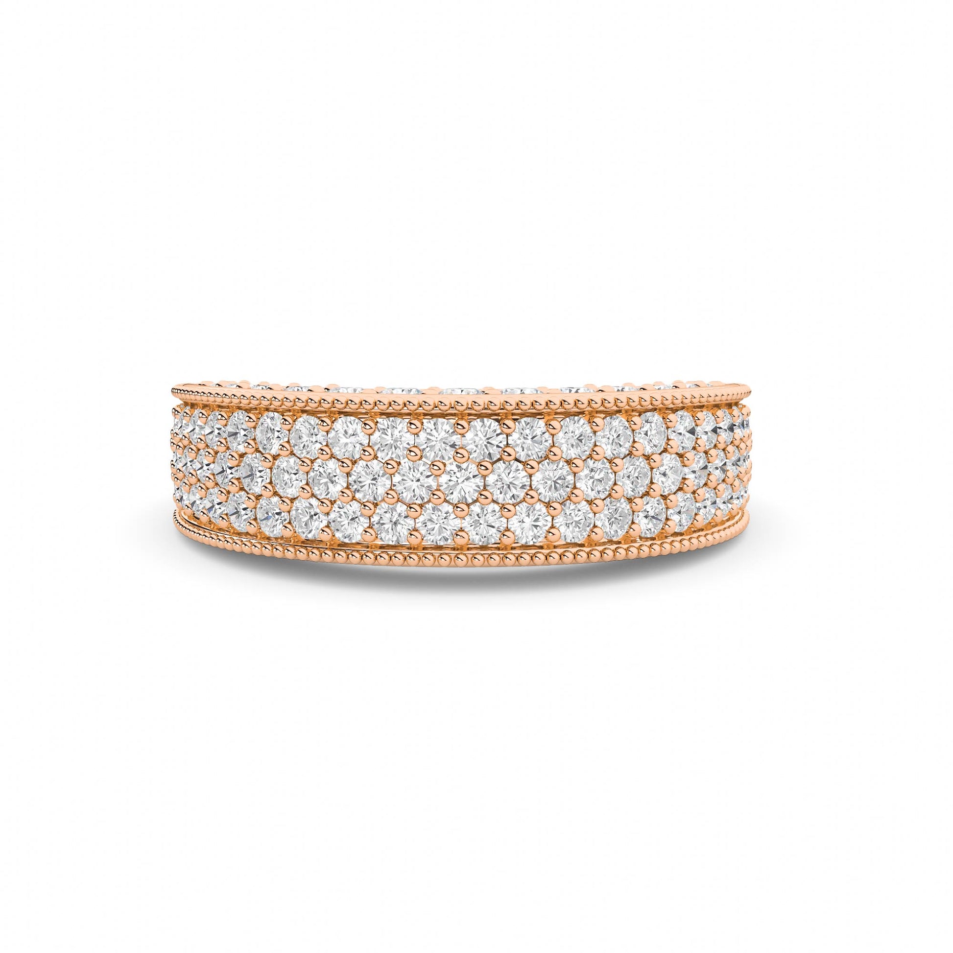 Round LG Diamond Ring – MLR00536 - Rose Gold