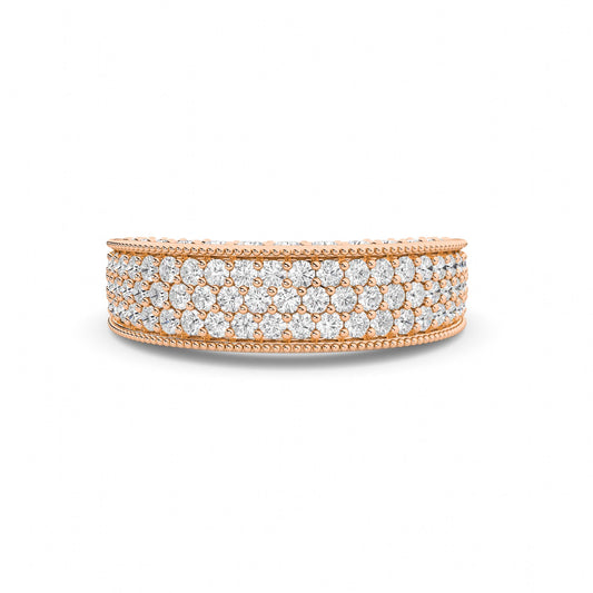 Round LG Diamond Ring – MLR00536 - Rose Gold