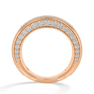Round LG Diamond Ring – MLR00536 - Rose Gold