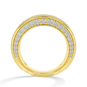 Round LG Diamond Ring – MLR00536 - Yellow Gold
