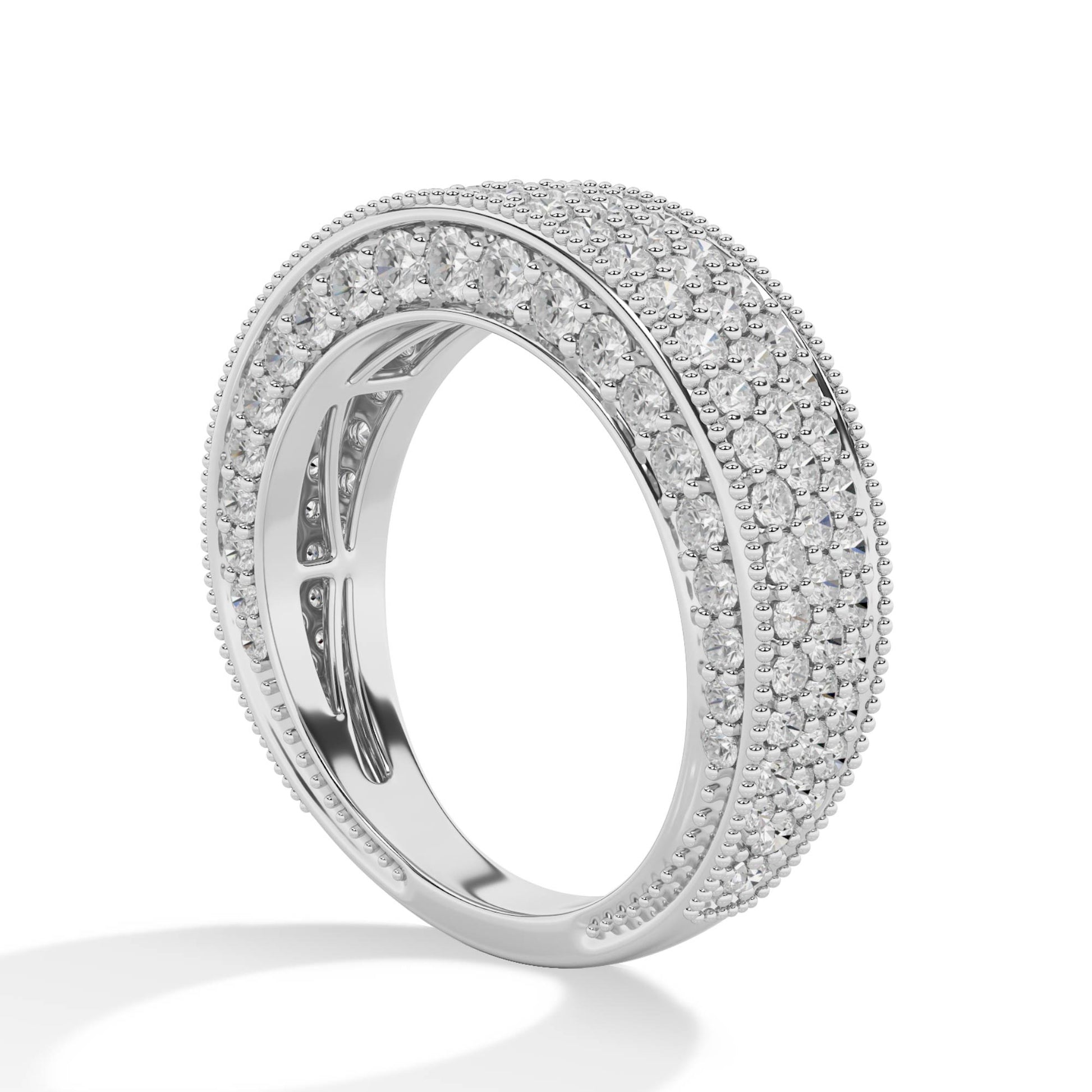 Round LG Diamond Ring – MLR00536 - White Gold