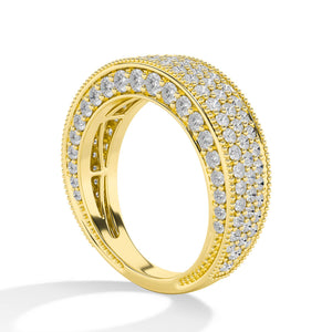 Round LG Diamond Ring – MLR00536 - Yellow Gold