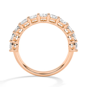 18K Lab-Grown Diamond Ring – MLR00537 - Rose Gold