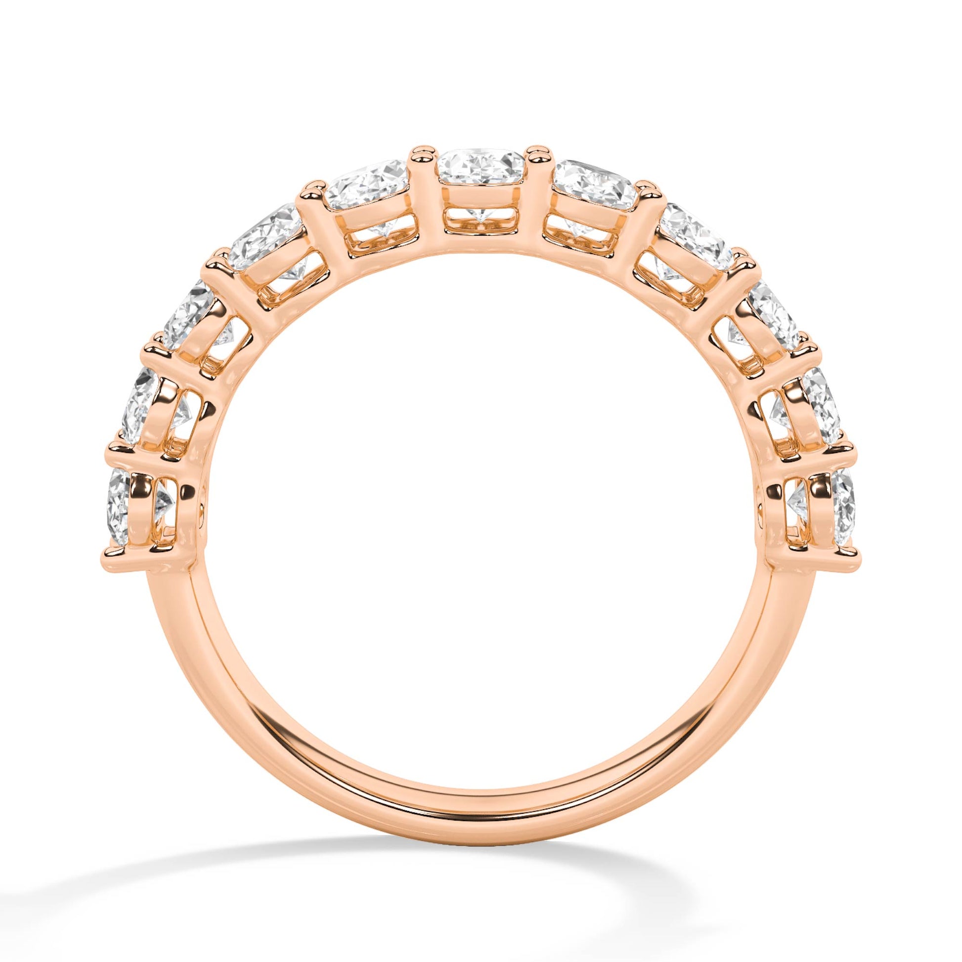 18K Lab-Grown Diamond Ring – MLR00537 - Rose Gold