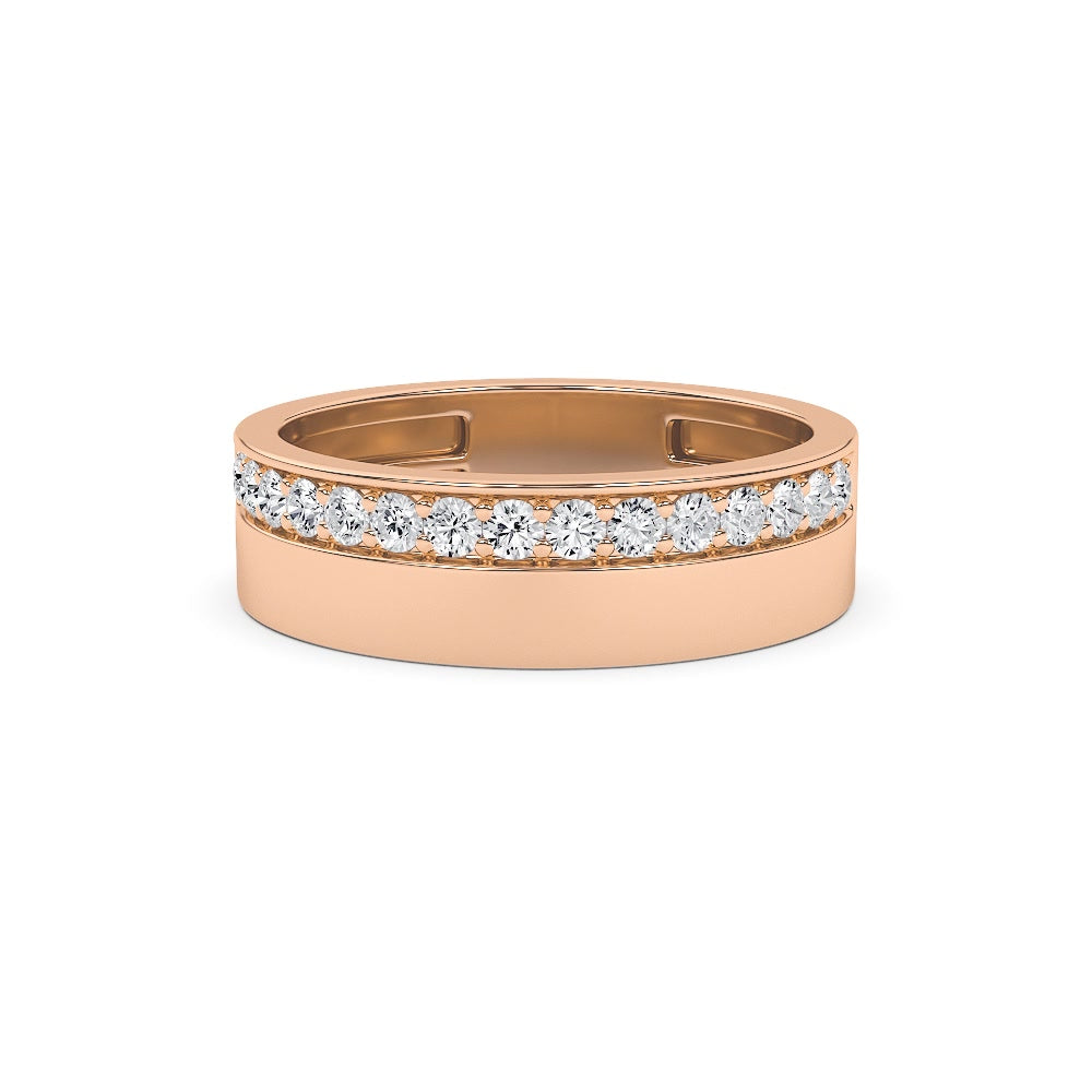 18K Lab-Grown Diamond Ring – MLR00541 - Product view