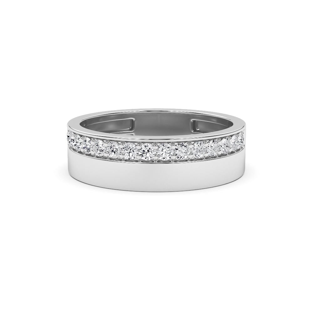 18K Lab-Grown Diamond Ring – MLR00541 - Product view